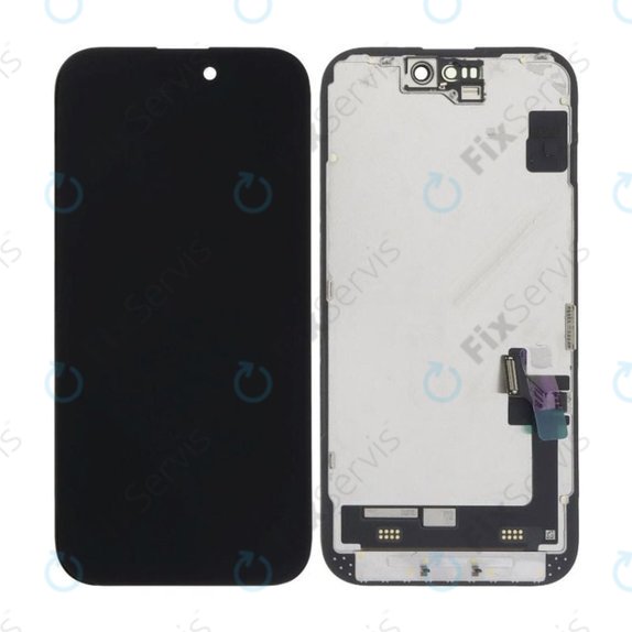 Displej Soft OLED pre iPhone 15, Dotykové sklo s rámom, DIAGNOSTIC