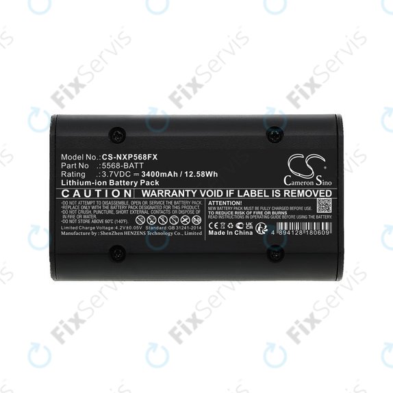 Batéria pre Nightstick 5566, 5568, 3400mAh, Li-Ion, 3.7V, 5568-BATT, HQ