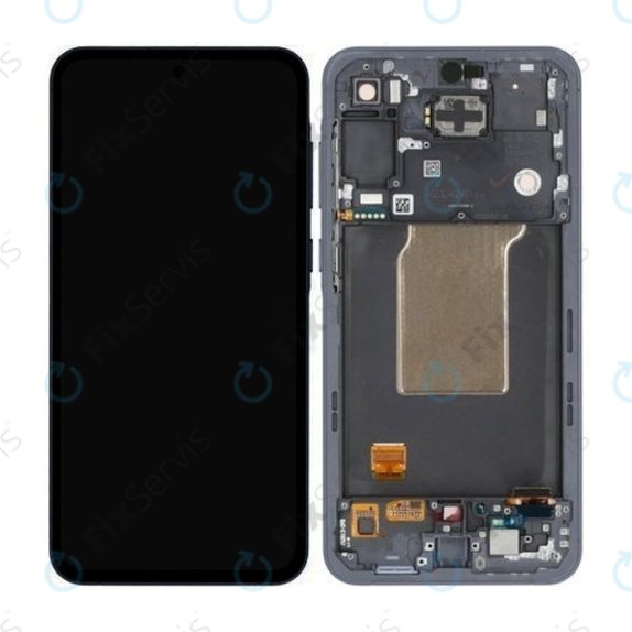 Samsung Galaxy A55 A556B - LCD Displej + Dotykové Sklo + Rám (Awesome Navy) OLED