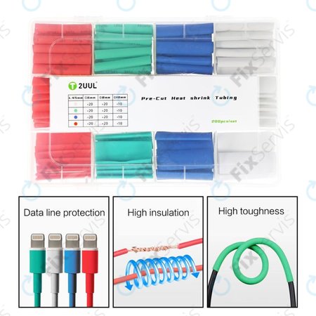 2UUL - Sada Zmršťovacích Bužírok (200ks)