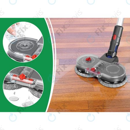 Dyson V-series, Outsize - Elektrická Mopovacia Hlavica s Nádržkou