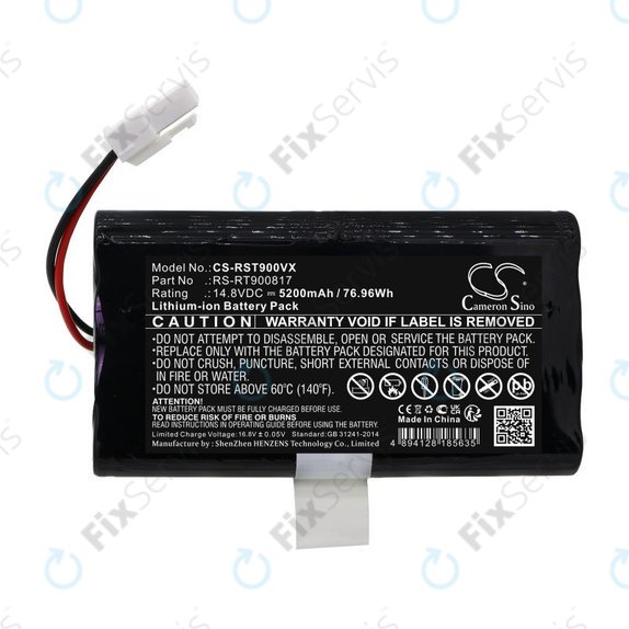 Batéria pre Rowenta Smart Force RR8021WH, 5200mAh, Li-Ion, 14.8V, RS-RT900817, HQ