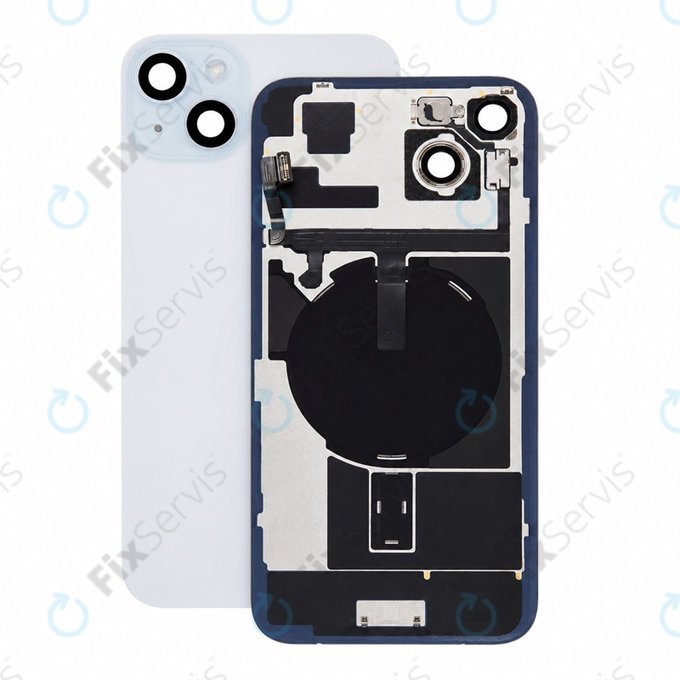 Sklo zadného housingu pre iPhone 15 Plus, Blue, Pulled A
