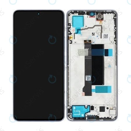 Xiaomi Redmi Note 13 Pro 5G 2312DRA50C - LCD Displej + Dotykové Sklo + Rám (Midnight Black) - 5600030N1600 Genuine Service Pack
