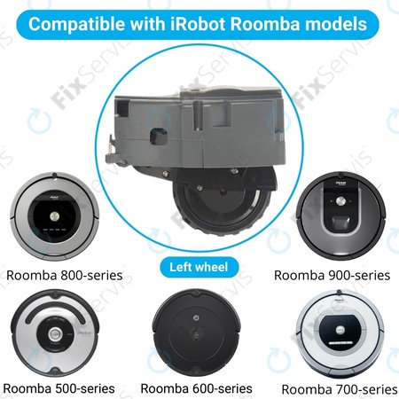 iRobot Roomba 500, 600, 700, 800, 900-series - Koleso s Motorom (Ľavé)
