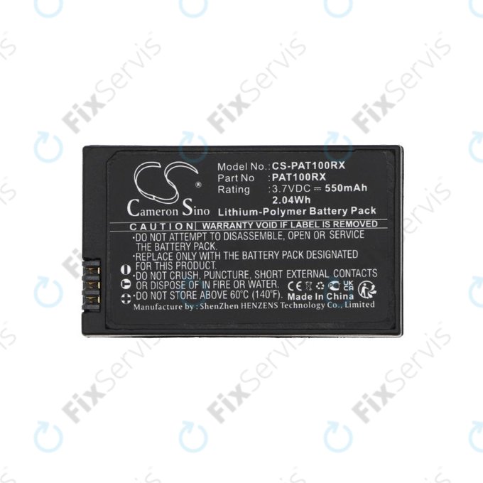 Batéria pre Parrot, 550mAh, Li-Pol, 3.7V, PF070238, HQ