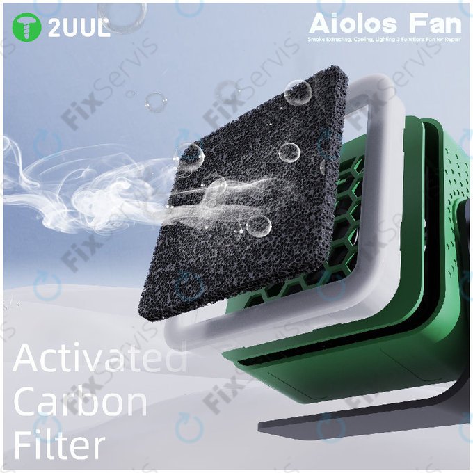 Odsávač dymu a ventilátor s LED osvetlením, 2UUL DA98