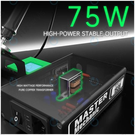 Mechanic T12 Pro - Digitálna Spájkovacia Stanica (Black)