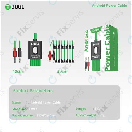 Android napájací kábel, 16-v-1, 2UUL PW04