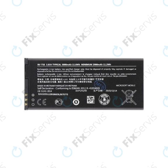Microsoft Lumia 950/950 LTE, 950 Dual - Batéria BV-T5E 3000mAh