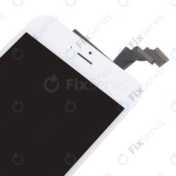 Displej pre iPhone 6 Plus, White, Dotykové sklo s rámom