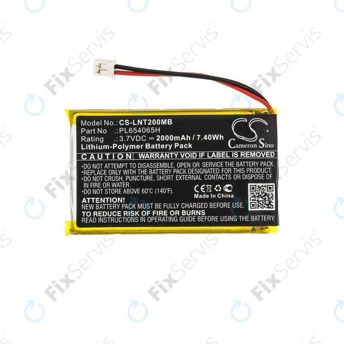 Batéria pre Luvion Prestige Touch 2, 2000mAh, Li-Pol, 3.7V, PL654065H, HQ