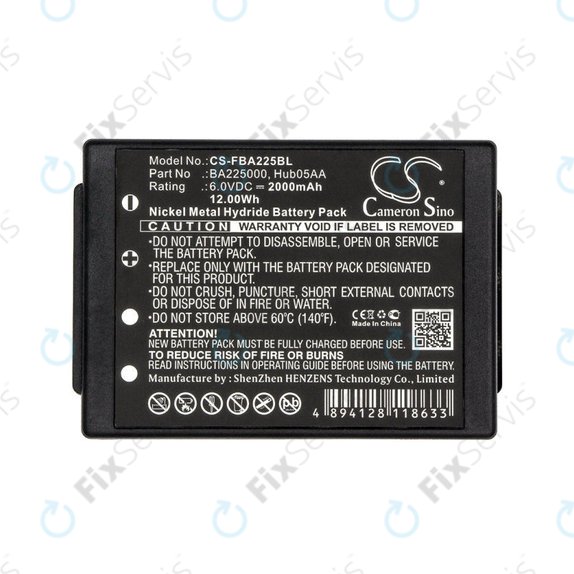 Batéria pre HBC Linus 6, Spectrum 1, 2, A, B, 2000mAh, Ni-MH, 6V, BA225000, HQ