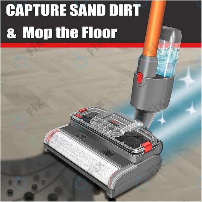 Dyson V-series - Podlahová Hubica pre Mokré a Suché Čistenie