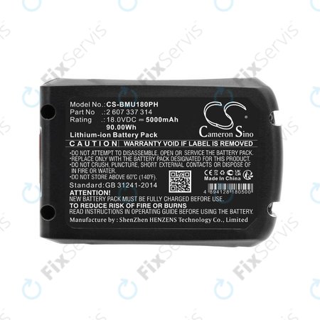 Bosch 18V  - Batéria 2 607 337 314 Li-Ion 18.0V 5000mAh HQ