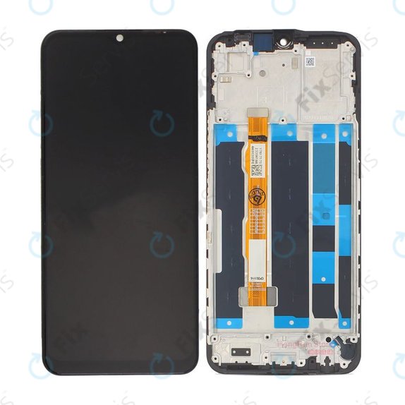 Vivo Y35 5G V2230A - LCD Displej + Dotykové Sklo + Rám (Black) TFT