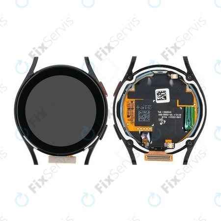 Samsung Galaxy Watch 4 40mm R865 - LCD Displej + Dotykové Sklo + Rám (Black) - GH82-28815A Genuine Service Pack