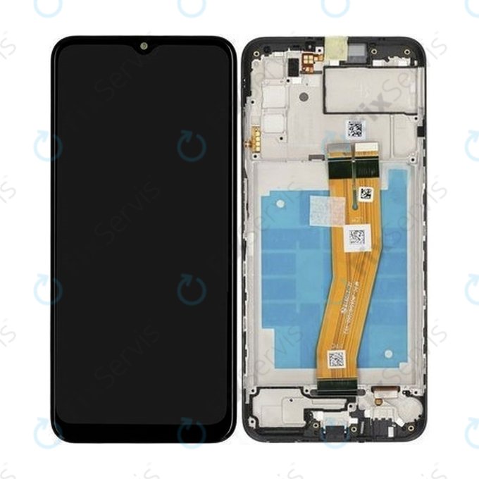 Samsung Galaxy A03s A037G - LCD Displej + Dotykové Sklo + Rám (Non EU) - GH81-21232A Genuine Service Pack