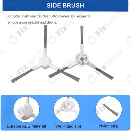 Xiaomi Dreame L10s Ultra Gen2, Pro Gen2, Mova E30 Ultra - Bočná kefa