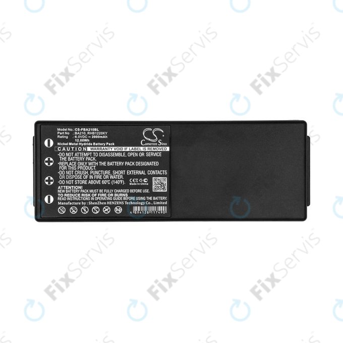 Batéria pre HBC Radiomatic BA, 2000mAh, Ni-MH, 6V, RHB1220KY, HQ