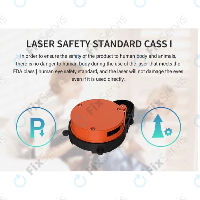 Xiaomi Roborock S4 Max, S5, S5 Max, S6, S6 MaxV, S6 Pure, S7, Mijia 1S - Lasérový Senzor Vzdialenosti