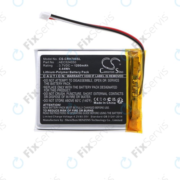 Batéria pre Corsair HS75 XB, HS70 SE Void Pro RGB, HS70SE, 1200mAh, Li-Pol, 3.7V, AEC524050, HQ