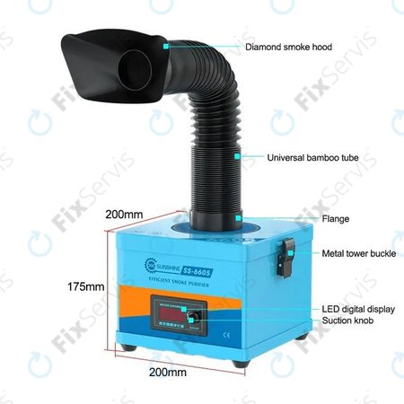 Sunshine SS-6605 - Odsávač Dymu pri Spájkovaní