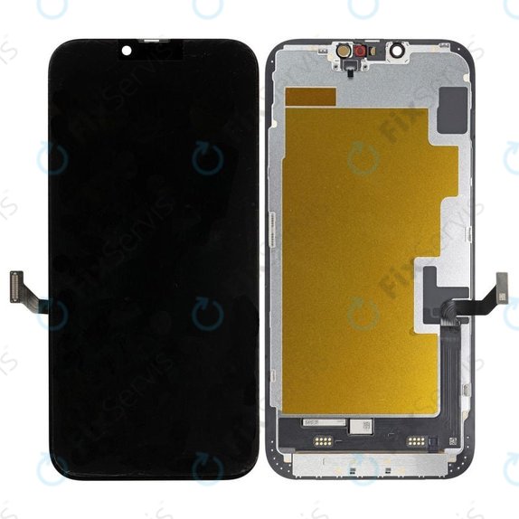 Displej Hard OLED pre iPhone 14 Plus, Dotykové sklo s rámom, FixPremium