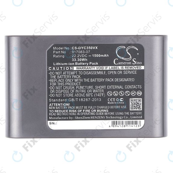 Dyson DC-series - Batéria 917083-07 Li-Ion 22.2V 1500mAh HQ