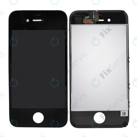 Apple iPhone 4 - LCD Displej + Dotykové Sklo + Rám (Black) TFT