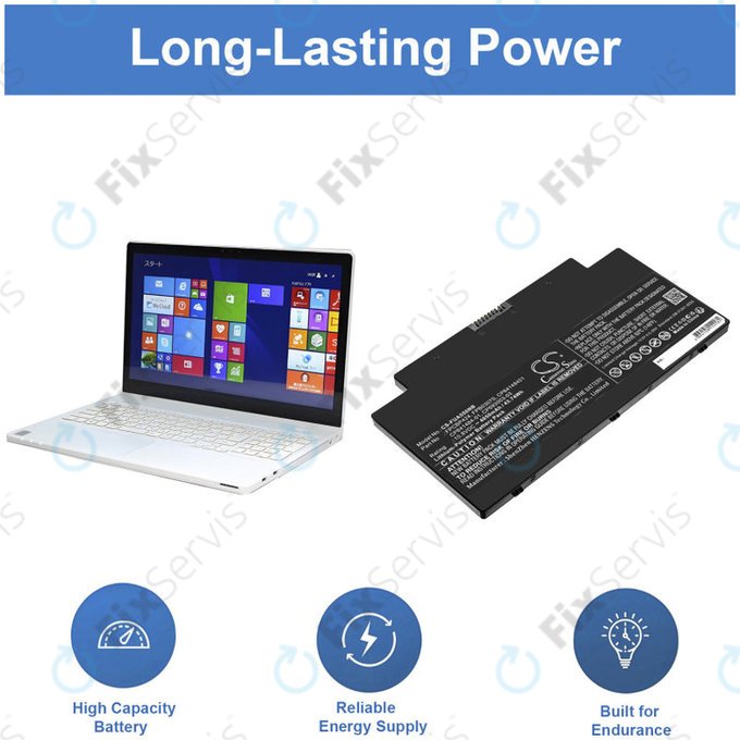 Batéria pre Fujitsu Lifebook AH77, A556, A3510, U536, 4050mAh, Li-Pol, 10.8V, CP641484-01, HQ