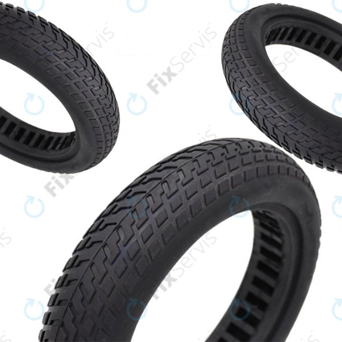 Xiaomi Mi Electric Scooter 1S, 2 M365, Essential, Pro, Pro 2 - Odolná Pevná Bezdušová Pneumatika (Black)