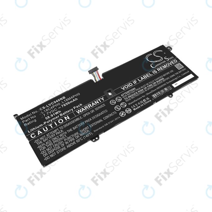 Batéria pre Lenovo Yoga C940, 7650mAh, Li-Pol, 7.7V, L18C4PH0, HQ