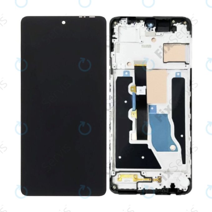 Infinix Note 30 Pro - LCD Displej + Dotykové Sklo + Rám (Magic Black) OLED