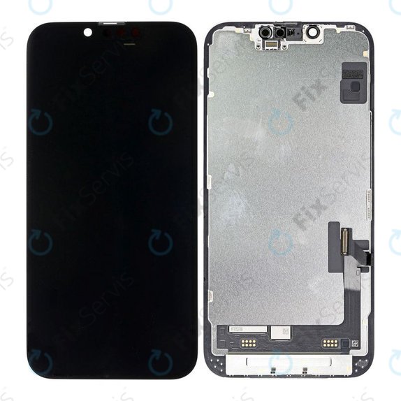 Displej In-Cell FHD pre iPhone 14, Dotykové sklo s rámom, FixPremium