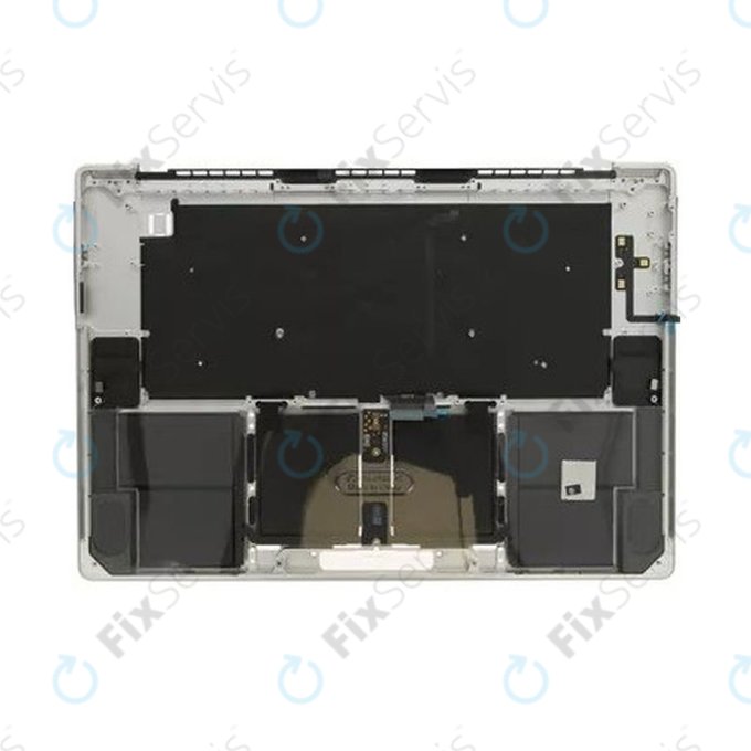 Horný rám klávesnice pre MacBook Pro 16" A2780 (Early 2023), s klávesnicou US a batériou, Silver, 661-32190, Genuine Apple