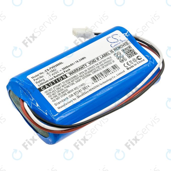 Batéria pre Televes H30FLEX, 2600mAh, Li-Ion, 7.4V, E-1982, HQ