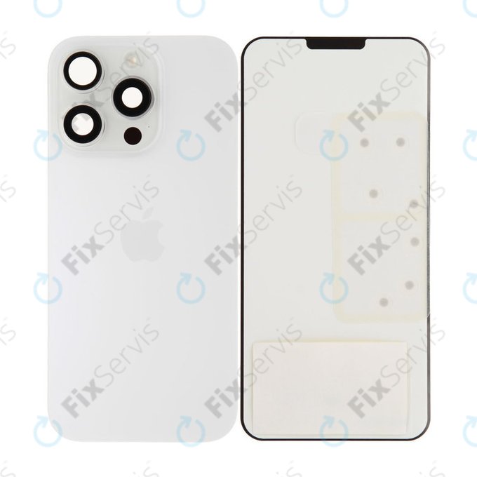Sklo Zadného Housingu pre iPhone 16 Pro | White Titanium | 661-42723 | Genuine Apple
