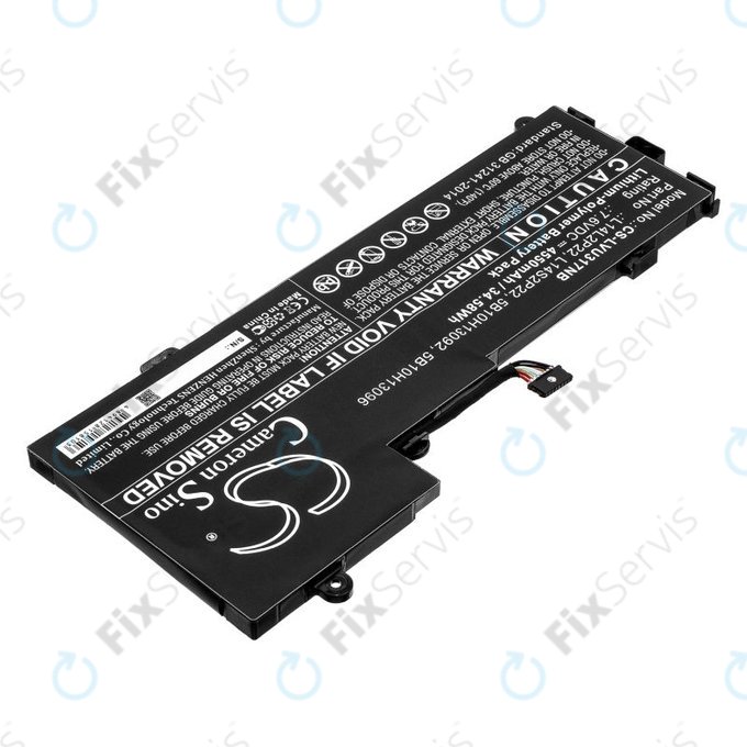 Batéria pre Lenovo E31-80, Ideapad 510s-13, 4550mAh, Li-Pol, 7.6V, 5B10H13092, HQ