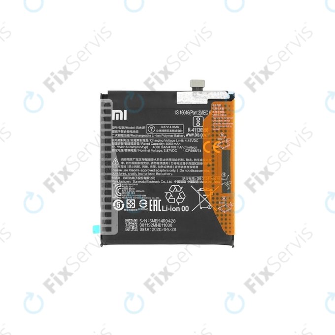 Xiaomi Mi 10 Lite M2002J9G - Batéria BM4R 4160mAh - 460200001C5Z Genuine Service Pack