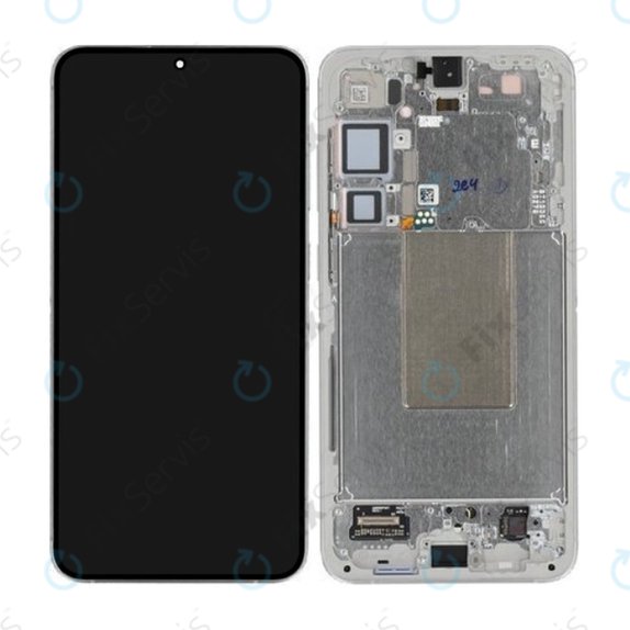 Samsung Galaxy S24 Plus S926B - LCD Displej + Dotykové Sklo + Rám (Marble Grey) OLED