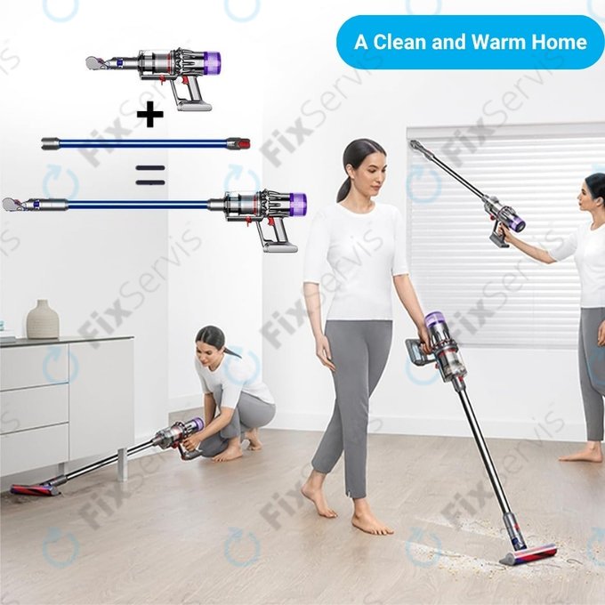 Dyson V12 - Sacia Tyč (Modrá)