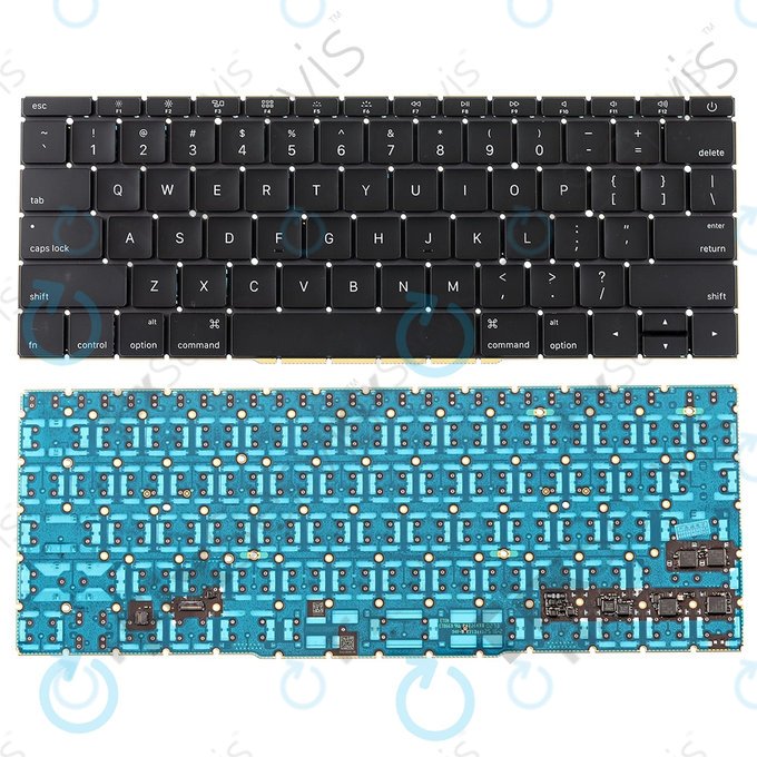 Apple MacBook Pro 13" A1708 (Late 2016 - Mid 2017) - Klávesnica US