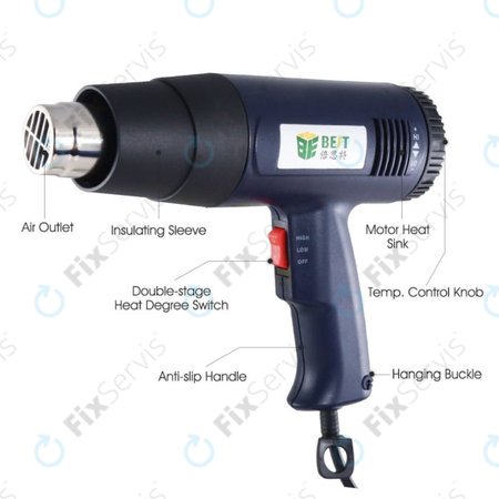 Best BST-8016 - Teplovzdušná Pištoľ (3A)