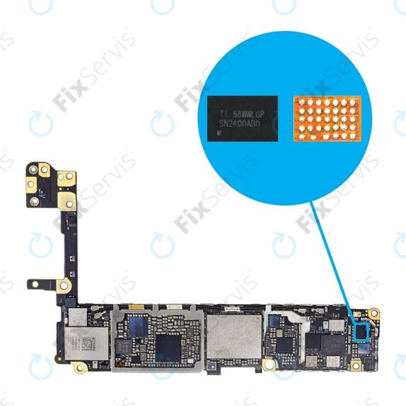 Apple iPhone 6S, 6S Plus - USB Charge Control IC SN2400 35Pin