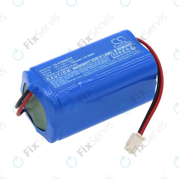 Batéria pre Ecovacs Winbot 880, 700, 700mAh, Li-Ion, 14.8V, 201-1907-0302, HQ