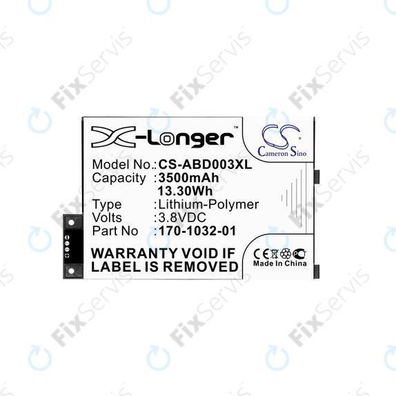 Amazon Kindle 3, 3 Wi-fi, 3G, Graphite - Batéria 170-1032-01, S11GTSF01A 3500mAh HQ