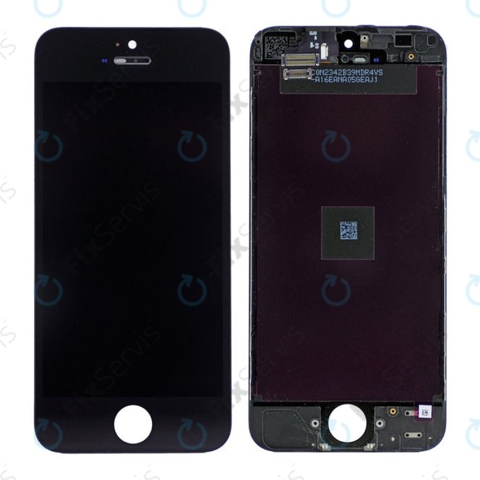 Apple iPhone 5 - LCD Displej + Dotykové Sklo + Rám (Black) TFT