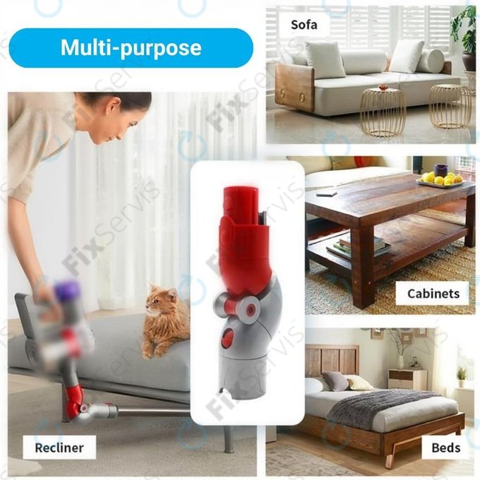 Dyson V-series, Outsize, Omni-glide - Flex Adaptér