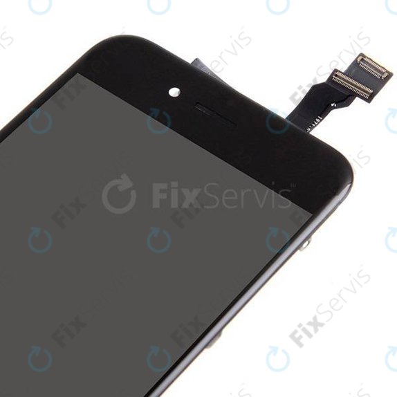 Displej pre iPhone 6, Black, Dotykové sklo s rámom